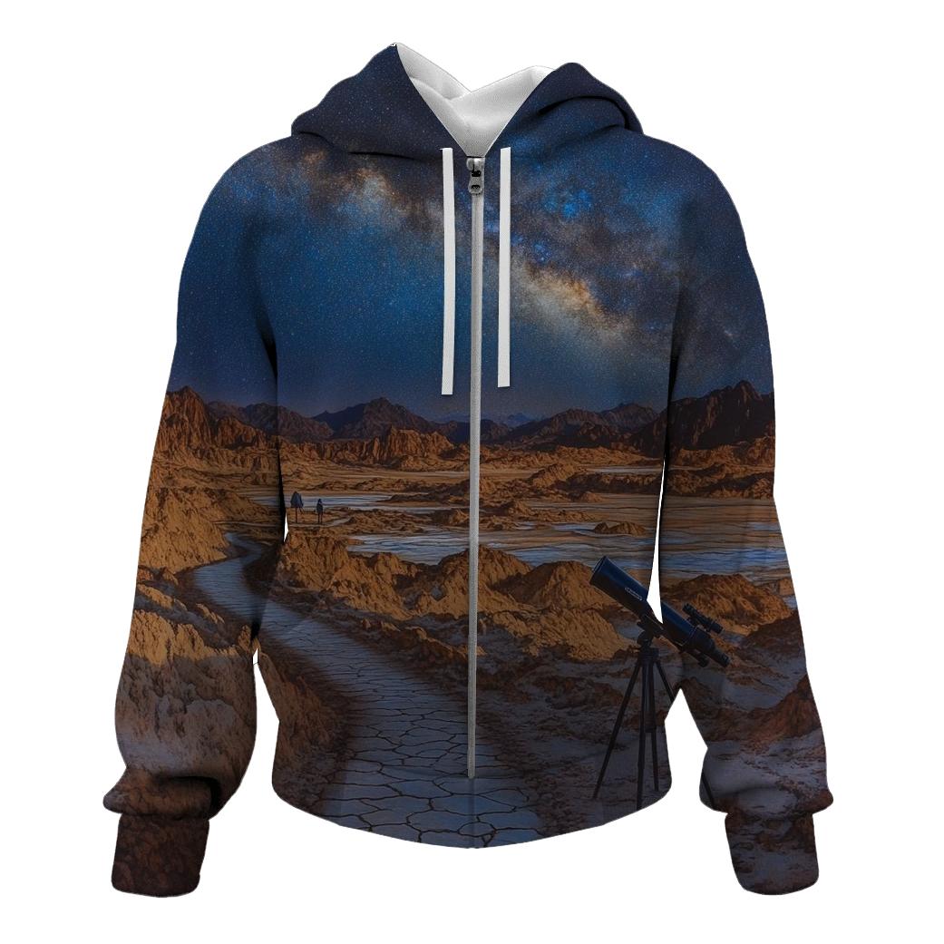 Atacama Desert Valleys - San Pedro De Atacama embroidered hoodies