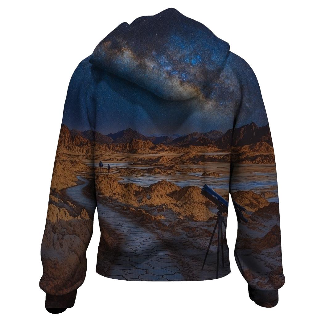 Atacama Desert Valleys - San Pedro De Atacama embroidered hoodies