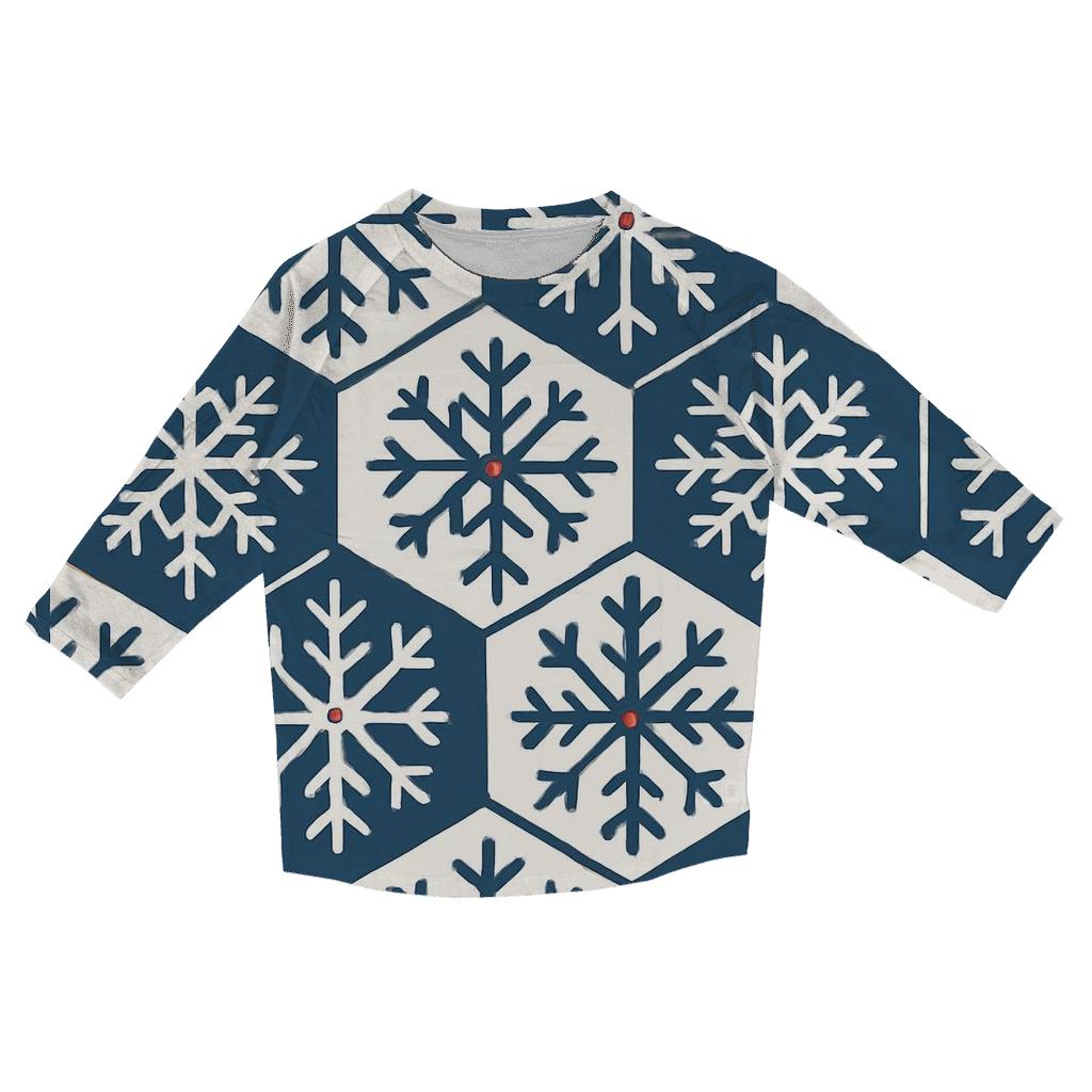 Snowflake Constellation Tessellation personalized 3/4 sleeve tees