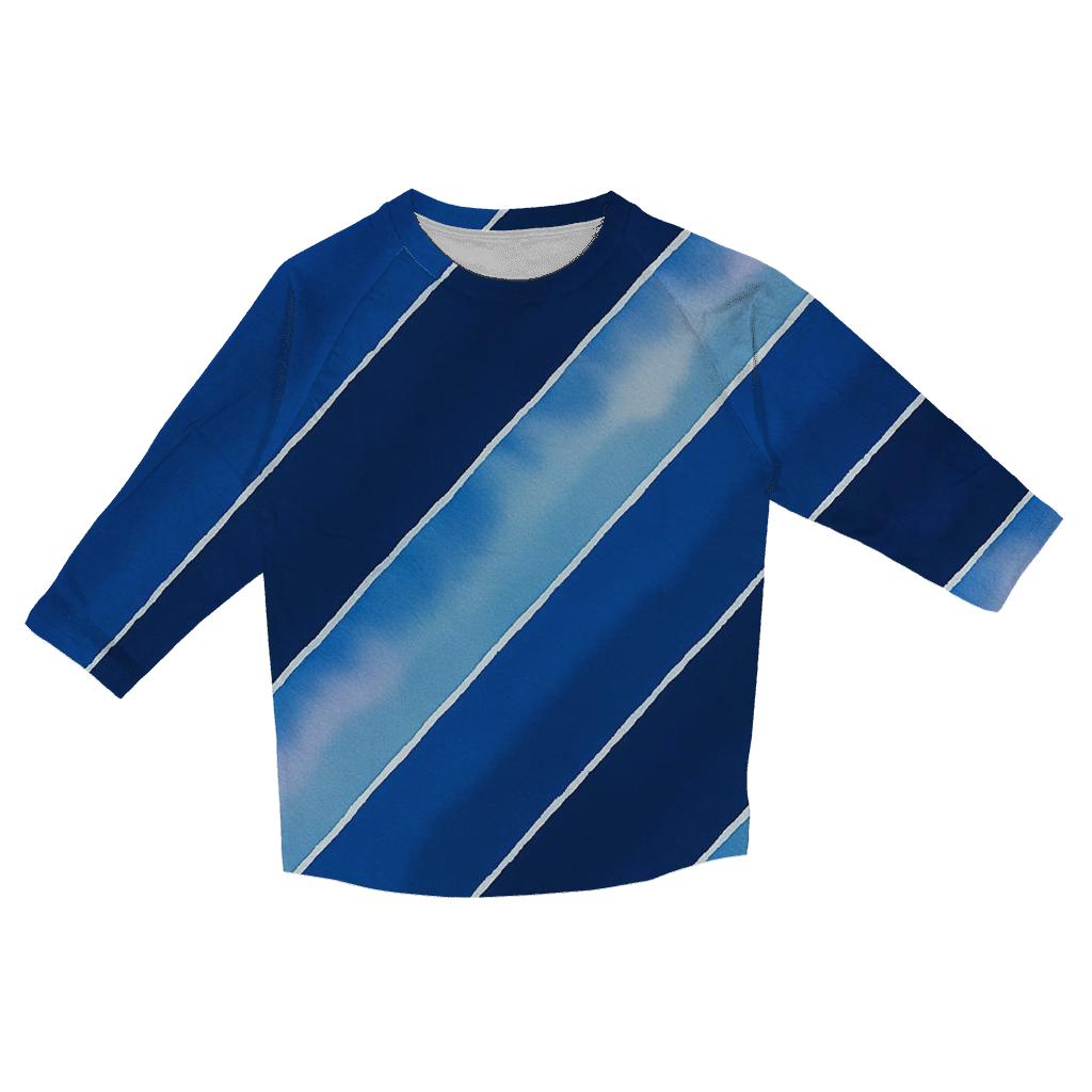 Arashi Pole Wrap Comet Diagonals personalized 3/4 sleeve tees