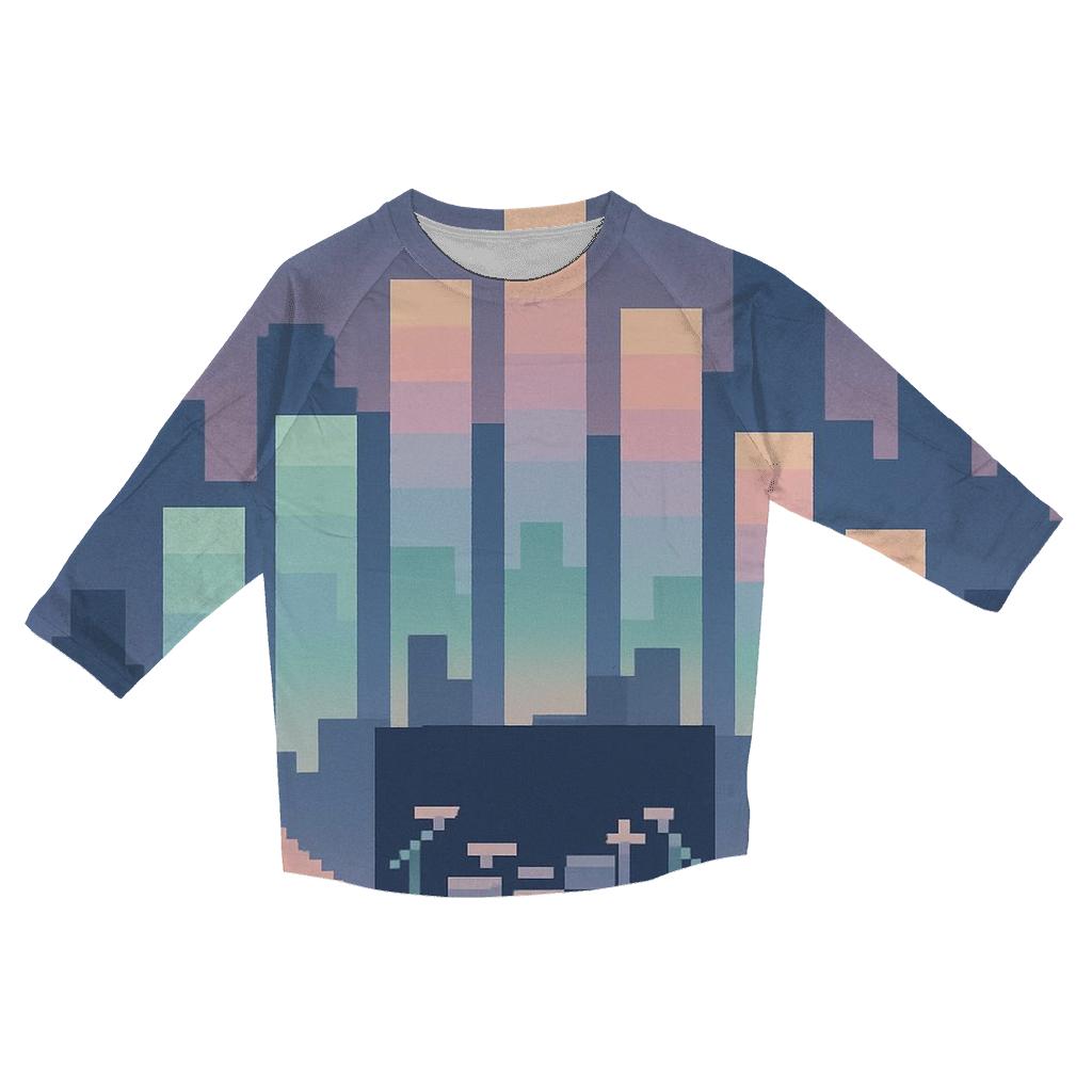 Pixel Stage Skyline trendy 3/4 sleeve tops