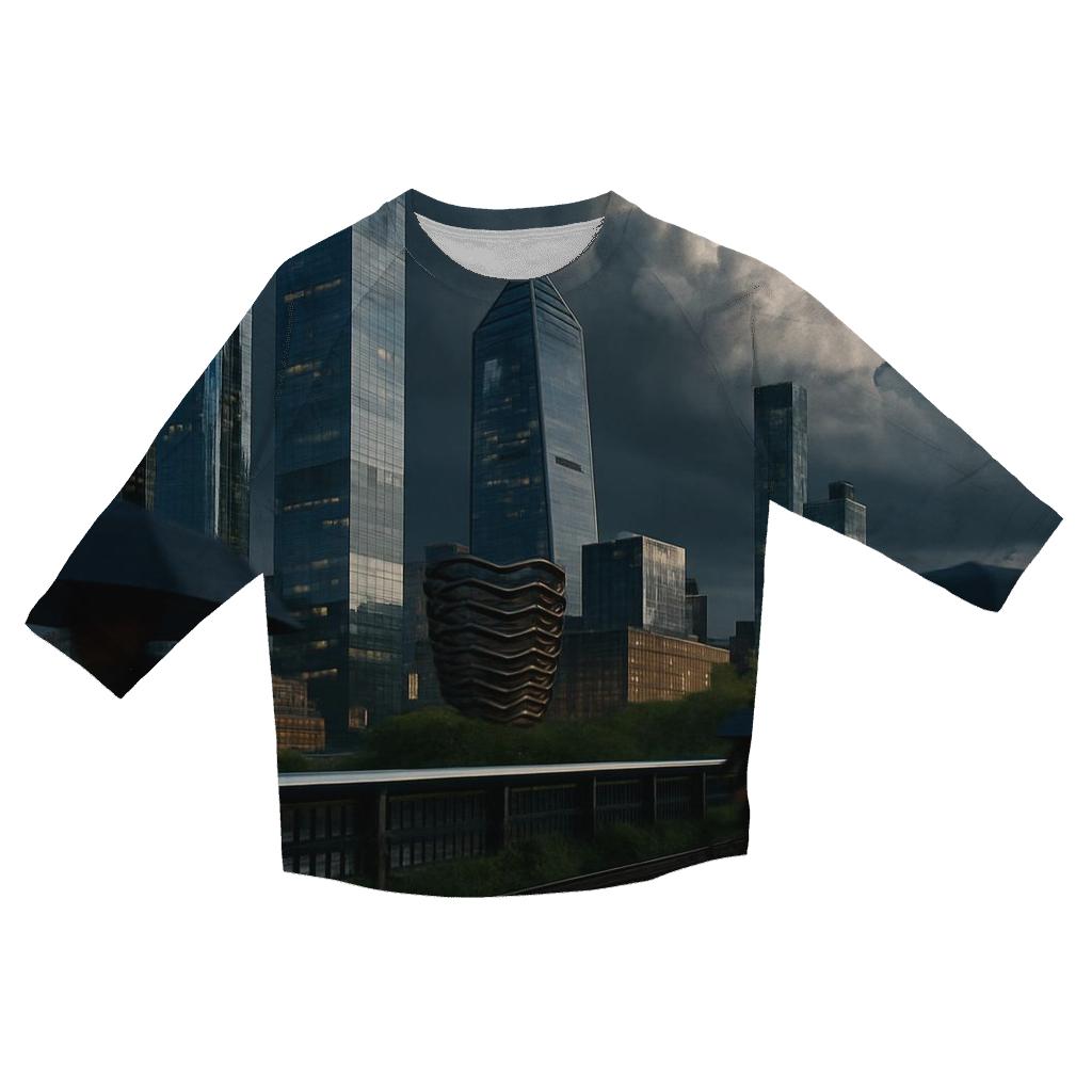 Summer Thunderhead Over Hudson Yards From The High Line stylish quarter sleeve tops