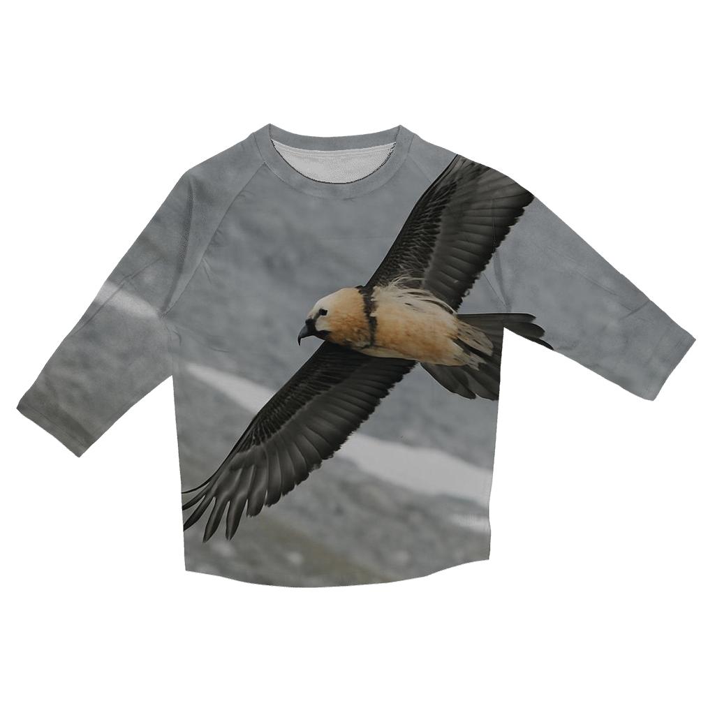 Alpine Thermal Spiral Bearded Vulture cotton quarter sleeve shirts