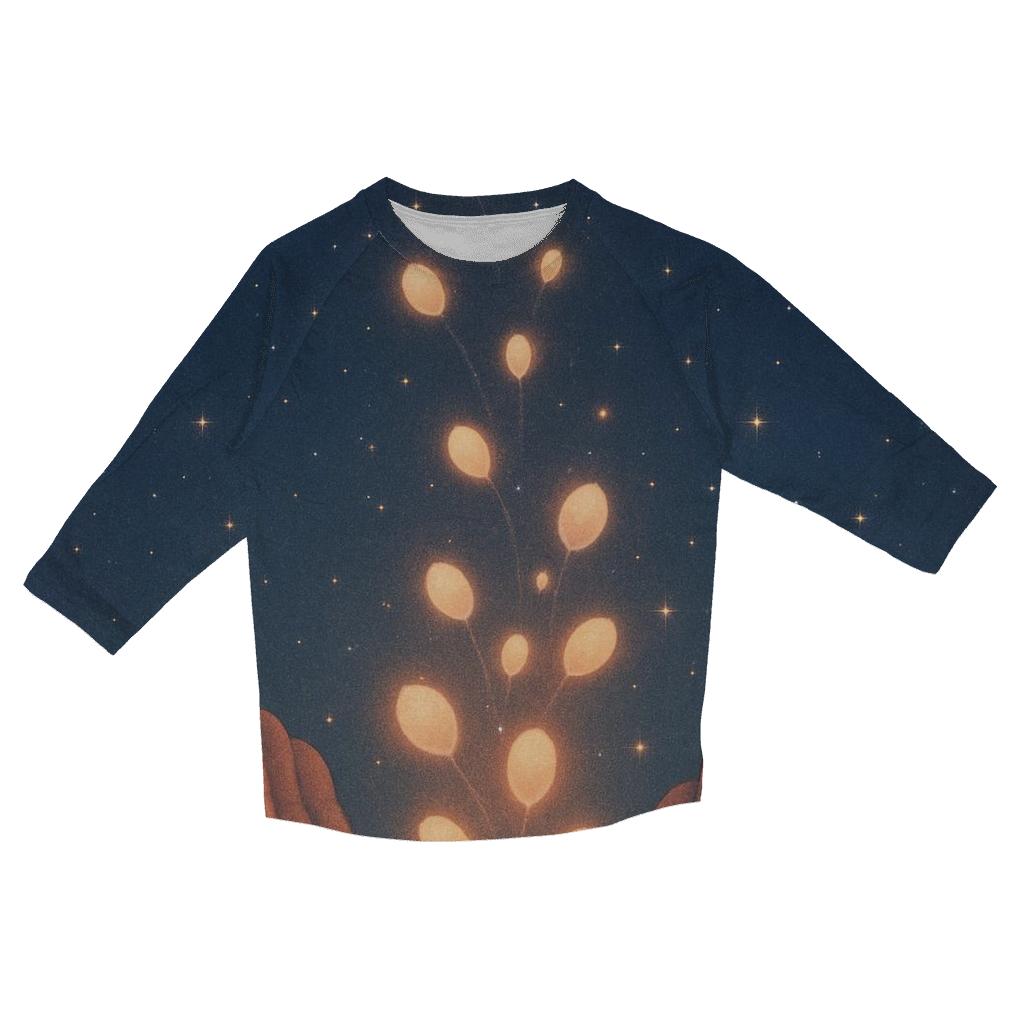 Open Hands Of Starlight Seeds cotton quarter sleeve shirts