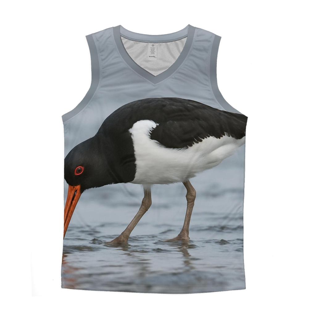 Tideflat Sentinel Oystercatcher sports performance tank tops