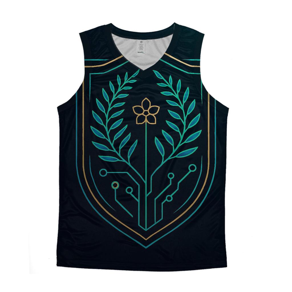 Aurora Circuit Botanical Crest casual summer tank tops