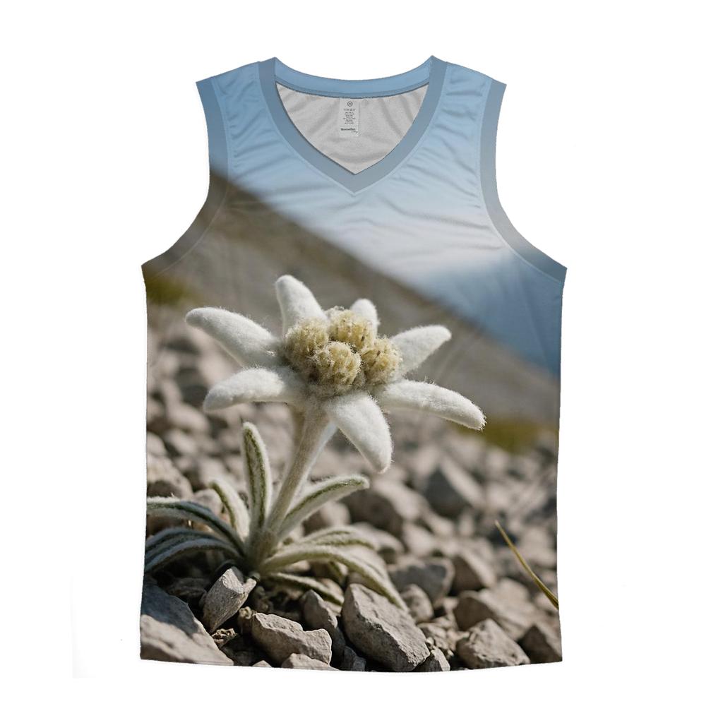 Edelweiss On Alpine Limestone Scree custom tank tops