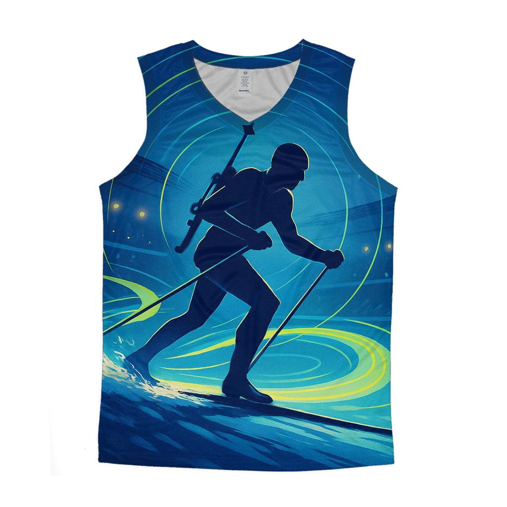 Aurora Biathlon Sprint Poster designer workout tanks