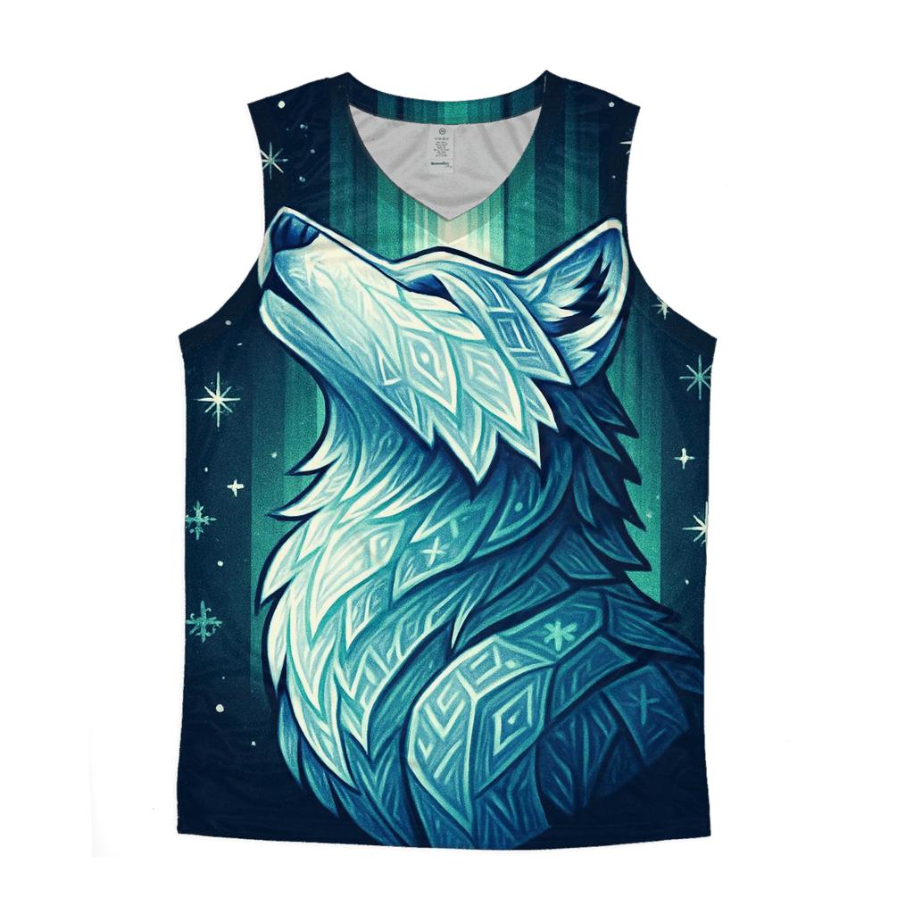 Aurora Runestone Wolf custom tank tops