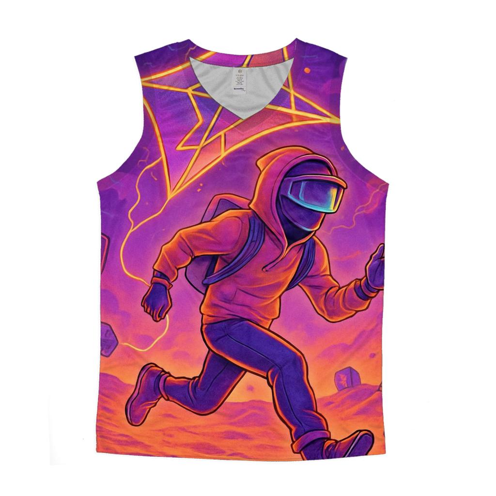 Paradox Kite Over The Neon Dunes custom tank tops