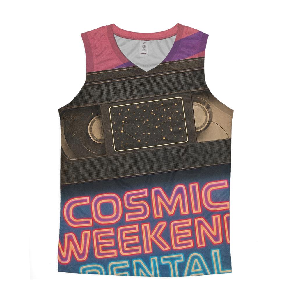 Retro VHS Star Rental Poster designer workout tanks