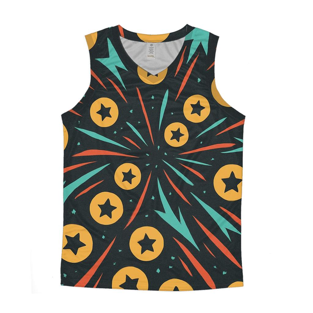 Arcade Comet Token Burst trendy fitted tank tops