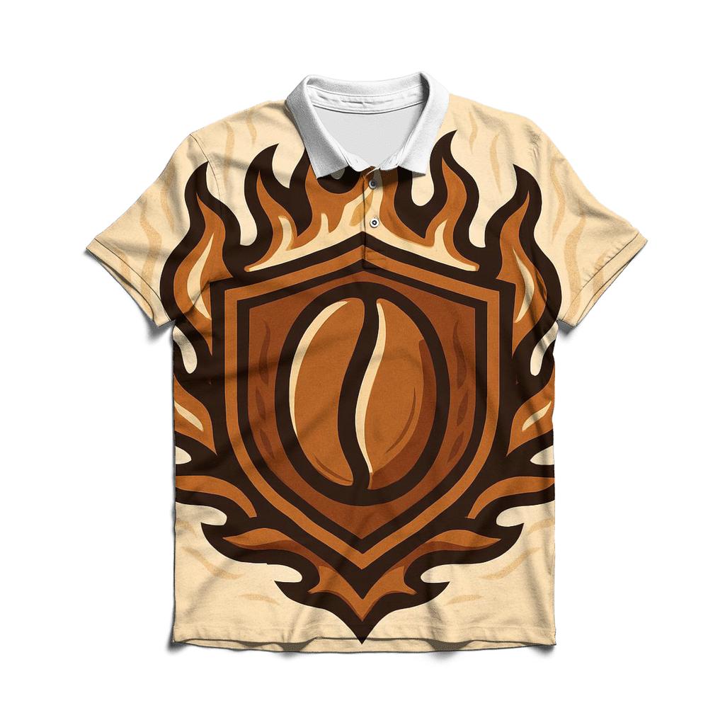 Roaster Flame Crest casual sports polo shirts