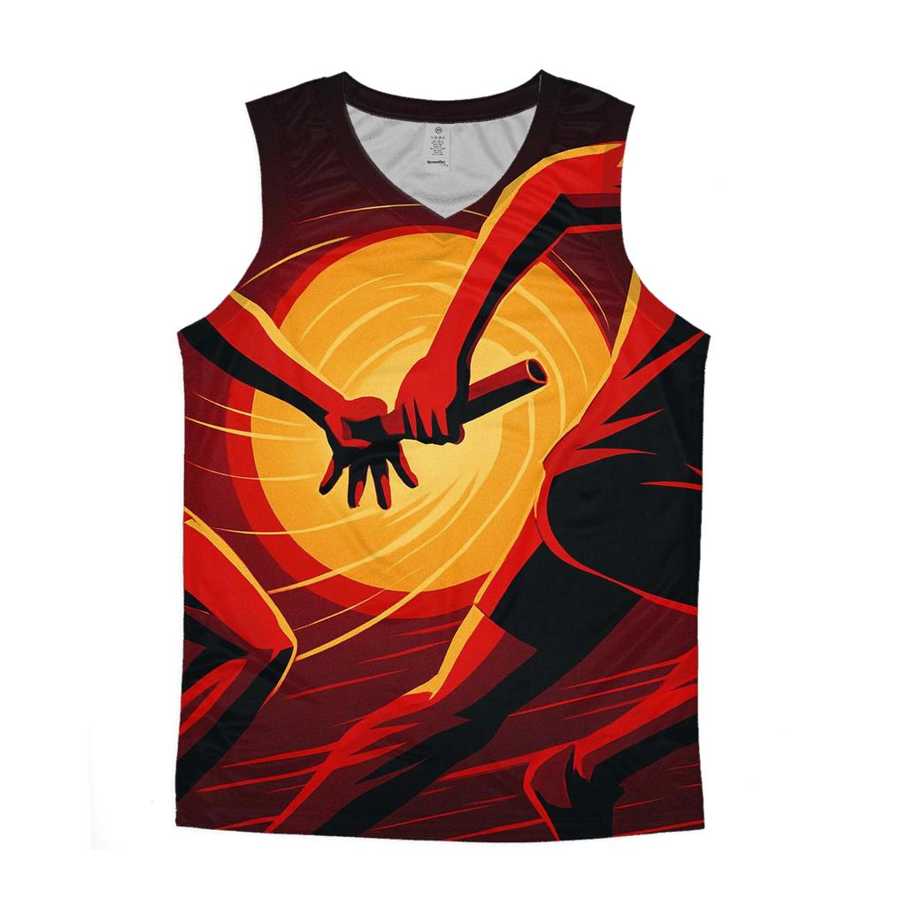 Solar Flare Sprint Relay Baton Exchange designer workout tanks