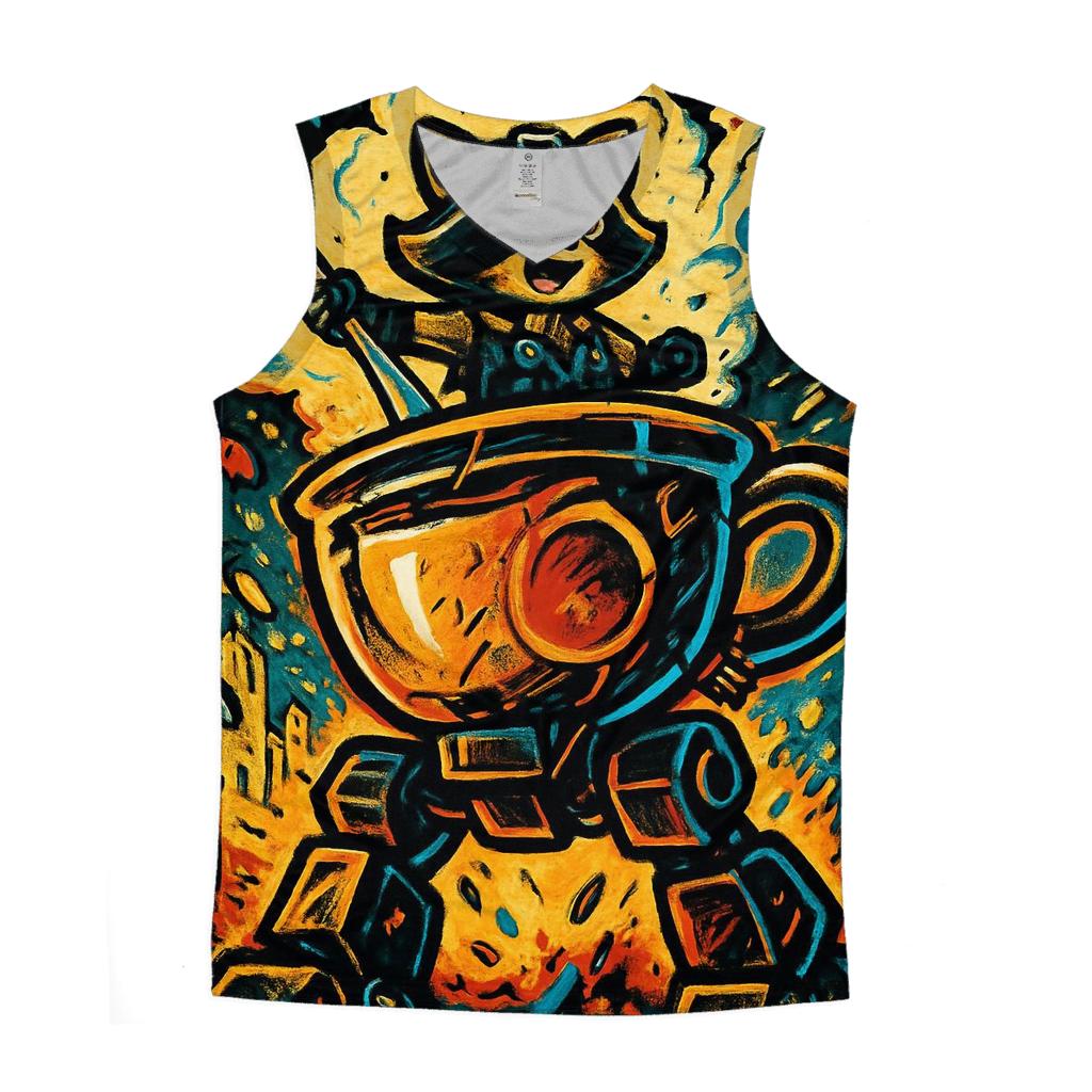Thunder Teacup Mech Parade casual summer tank tops