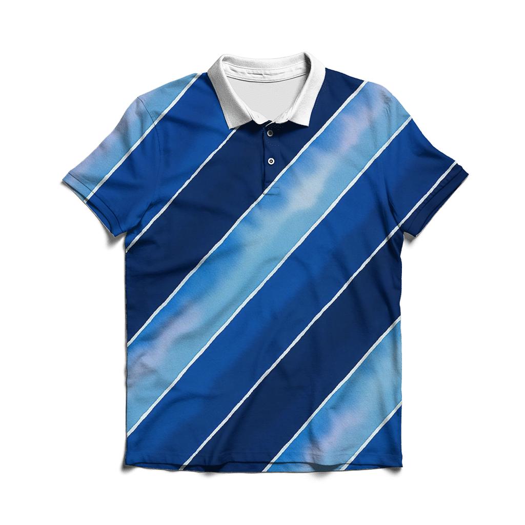 Arashi Pole Wrap Comet Diagonals stylish collar polo tees