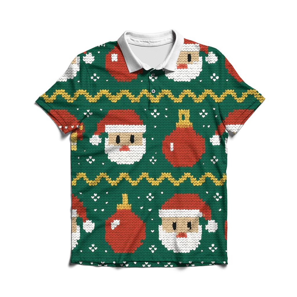 Tinsel Turbo Arcade Knit Design custom polo shirts