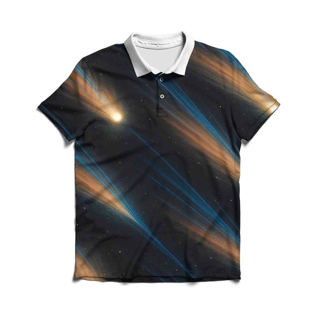 Comet Trail Fanfield Repeat stylish collar polo tees