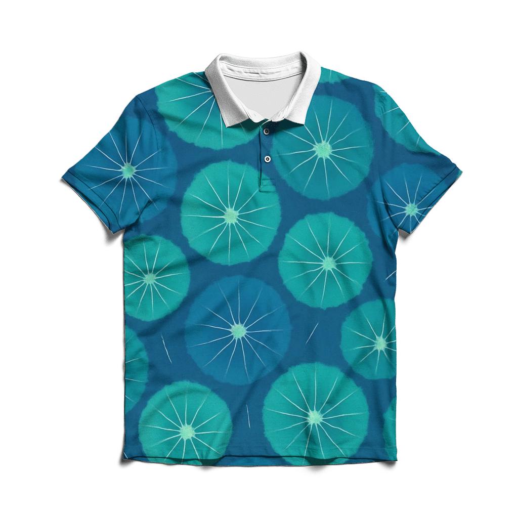 Kumo Spider Burst Star Nursery embroidered polo tops