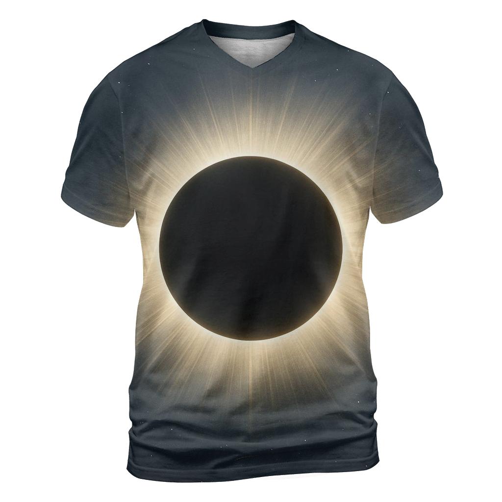 Eclipse Corona Petal Halos unique graphic print tees