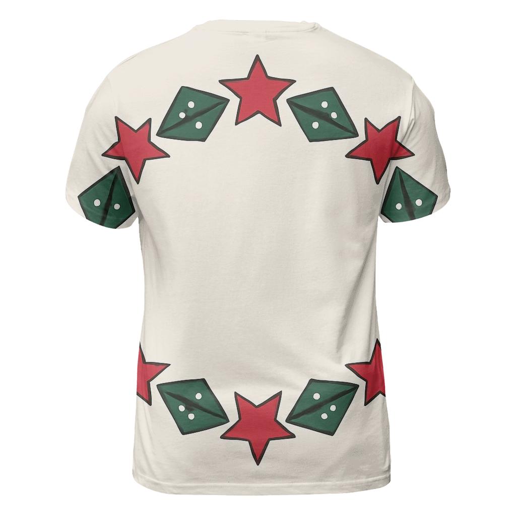 Starlit Holly Orbit Wreath personalized full print shirts