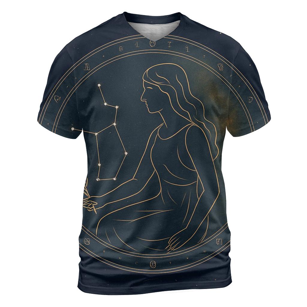 Virgo Harvest Star Maiden Chart trendy printed shirt styles