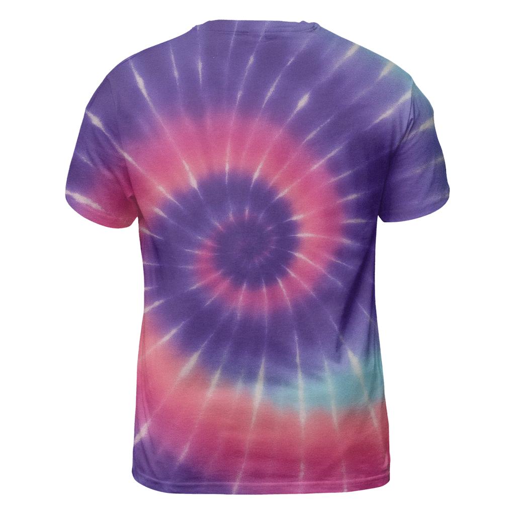 Nebula Spiral Overdye Whorl trendy printed shirt styles