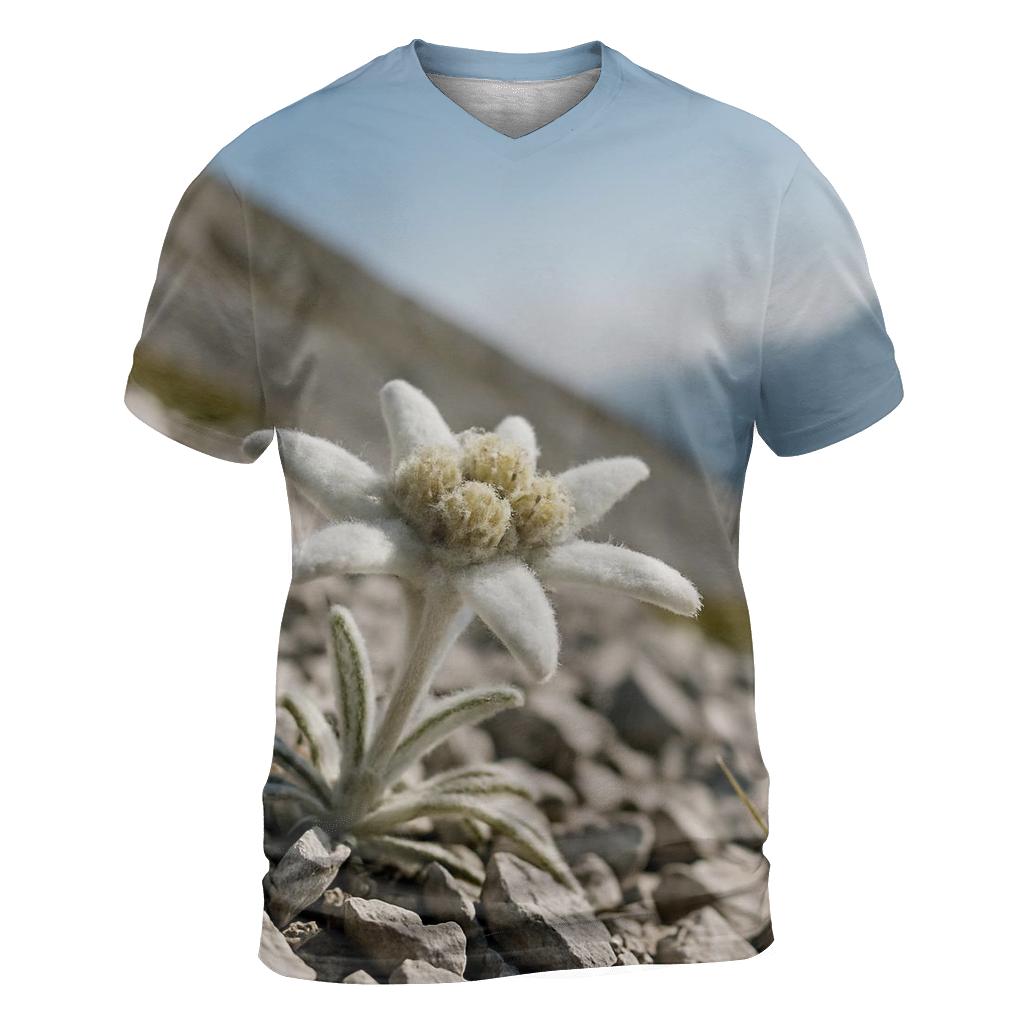 Edelweiss On Alpine Limestone Scree personalized full print shirts