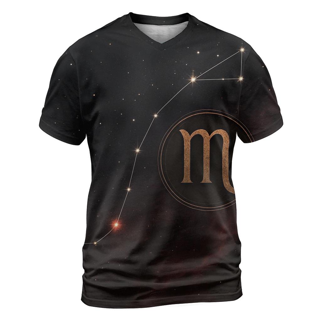 Scorpio Antares Midnight Sigil creative print fashion shirts