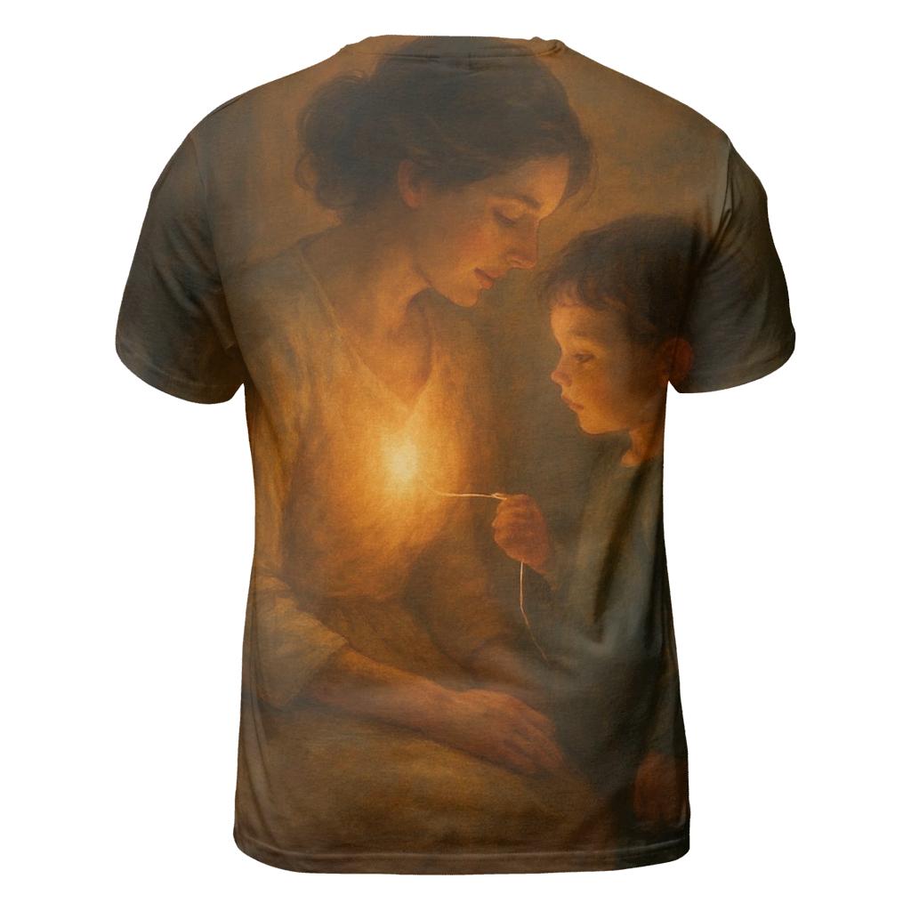 The Hearth Within Her Heart A Warmth That Outlives Winter unique graphic print tees