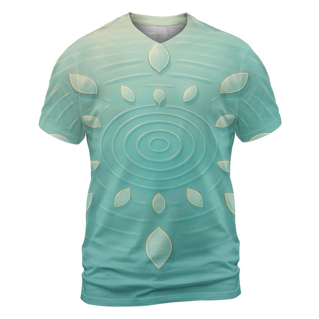 Still Water Mandala Reflection designer pattern shirts