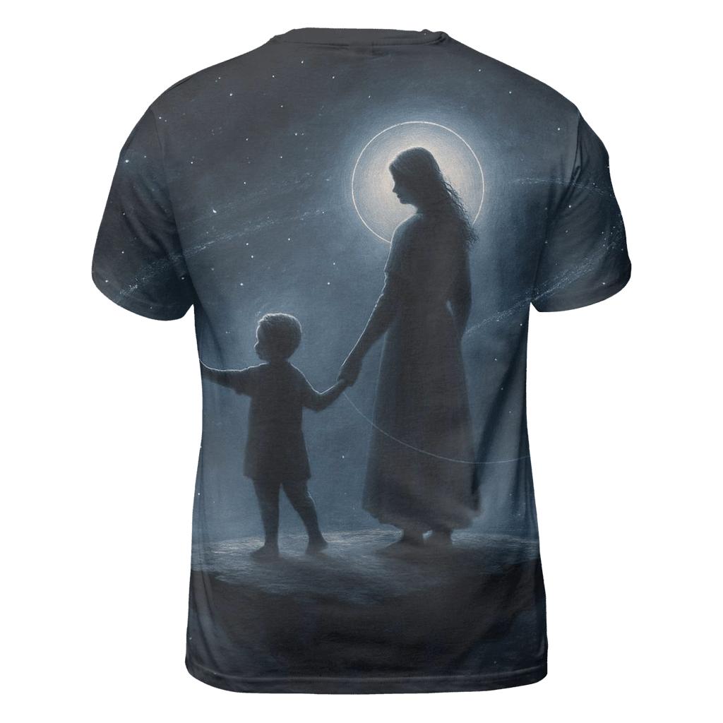 Her Quiet Gravity The Love That Keeps A Life In Orbit statement graphic shirts