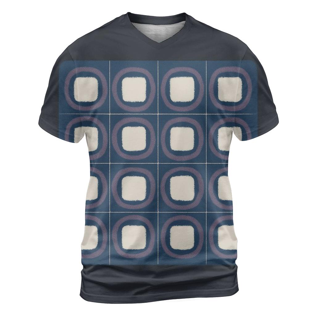 Itajime Eclipse Clamp Grid vibrant all-over design tees