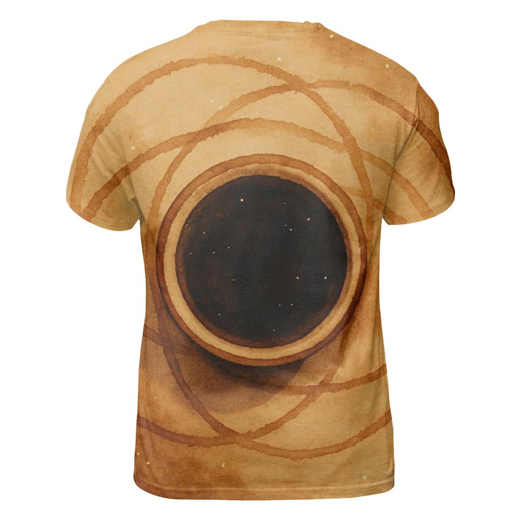 Cup Ring Orbit artistic all-over print tops
