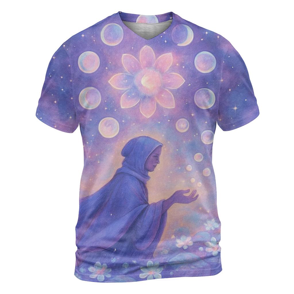 Garden Of Orbiting Glass Moons unique graphic print tees