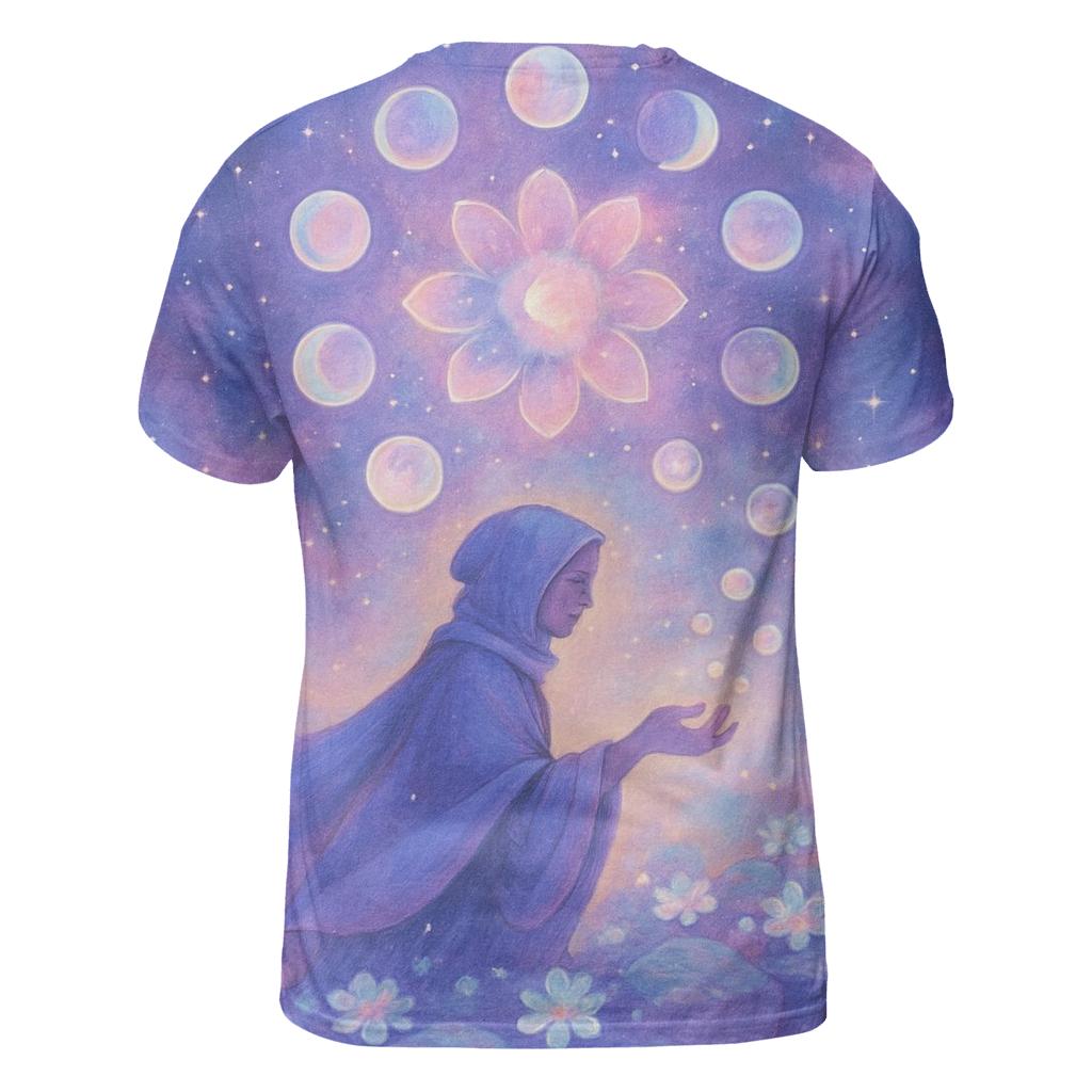 Garden Of Orbiting Glass Moons unique graphic print tees