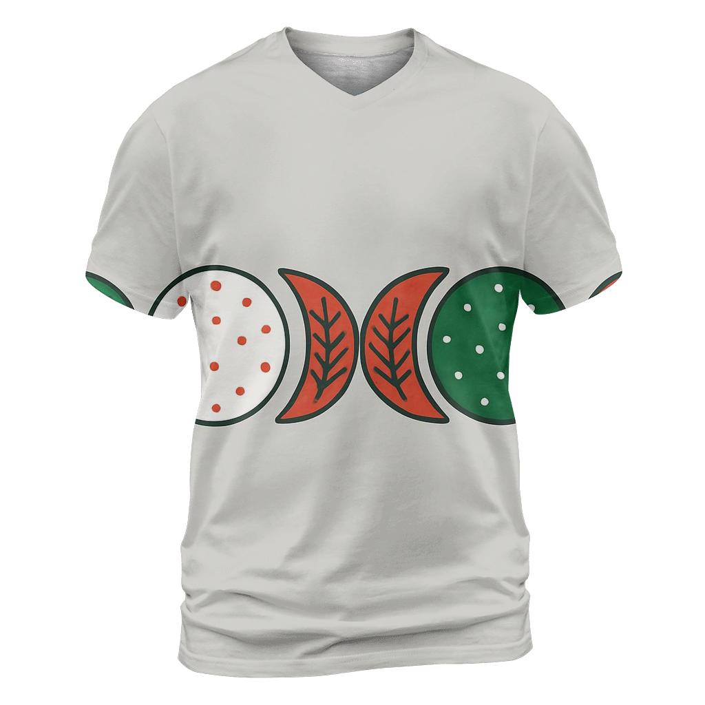 Pine And Ornament Moon Phases personalized full print shirts