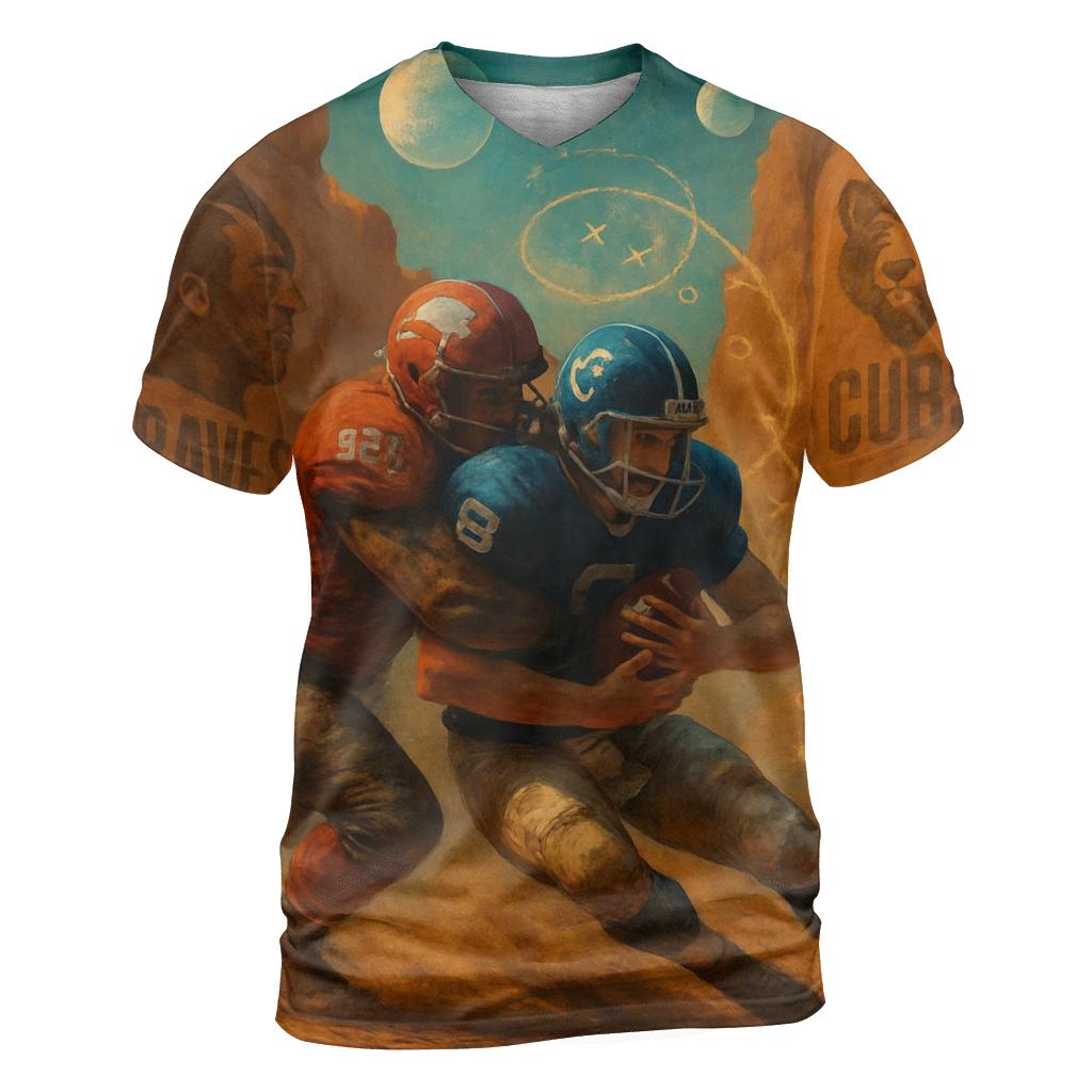 Desert Canyon Scrimmage Under Twin Moons custom all-over print shirts