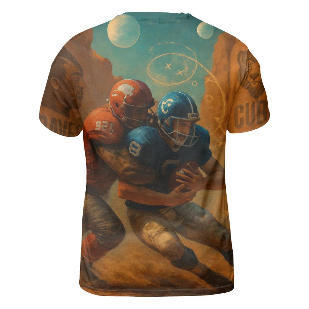 Desert Canyon Scrimmage Under Twin Moons custom all-over print shirts