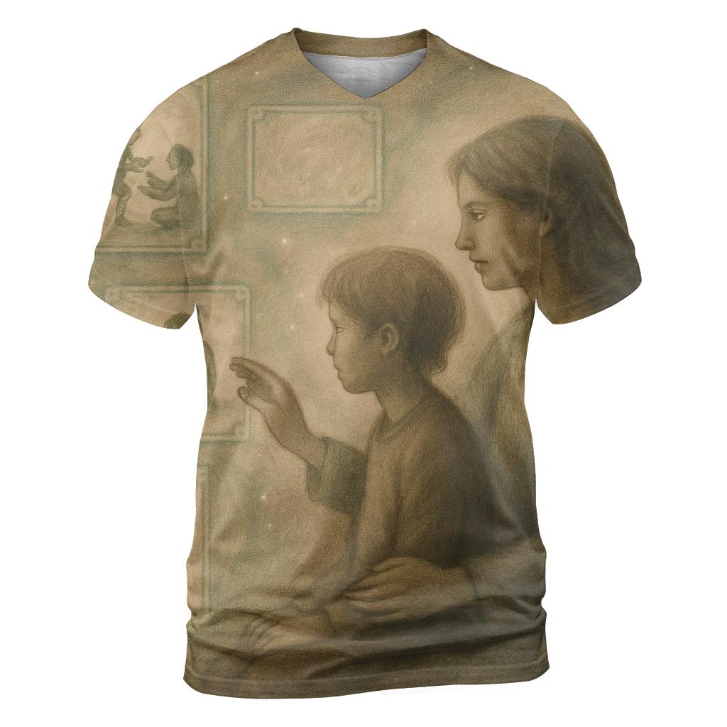 The Invisible Archive A Mothers Memory Holding Every Version Of You custom all-over print shirts