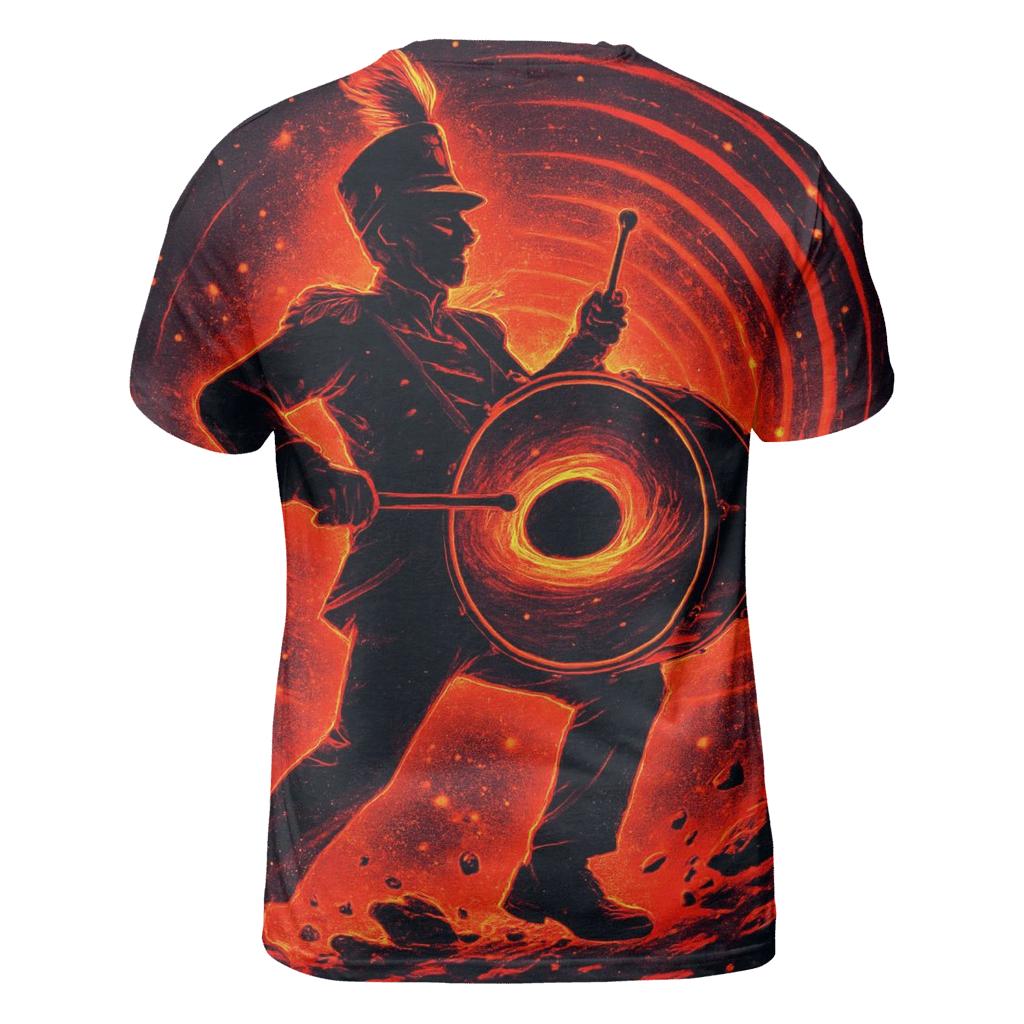 Black Hole Drumline Parade designer pattern shirts