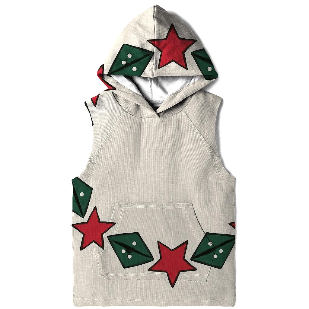 Starlit Holly Orbit Wreath printed hoodies