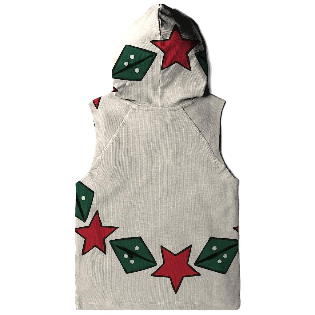 Starlit Holly Orbit Wreath printed hoodies