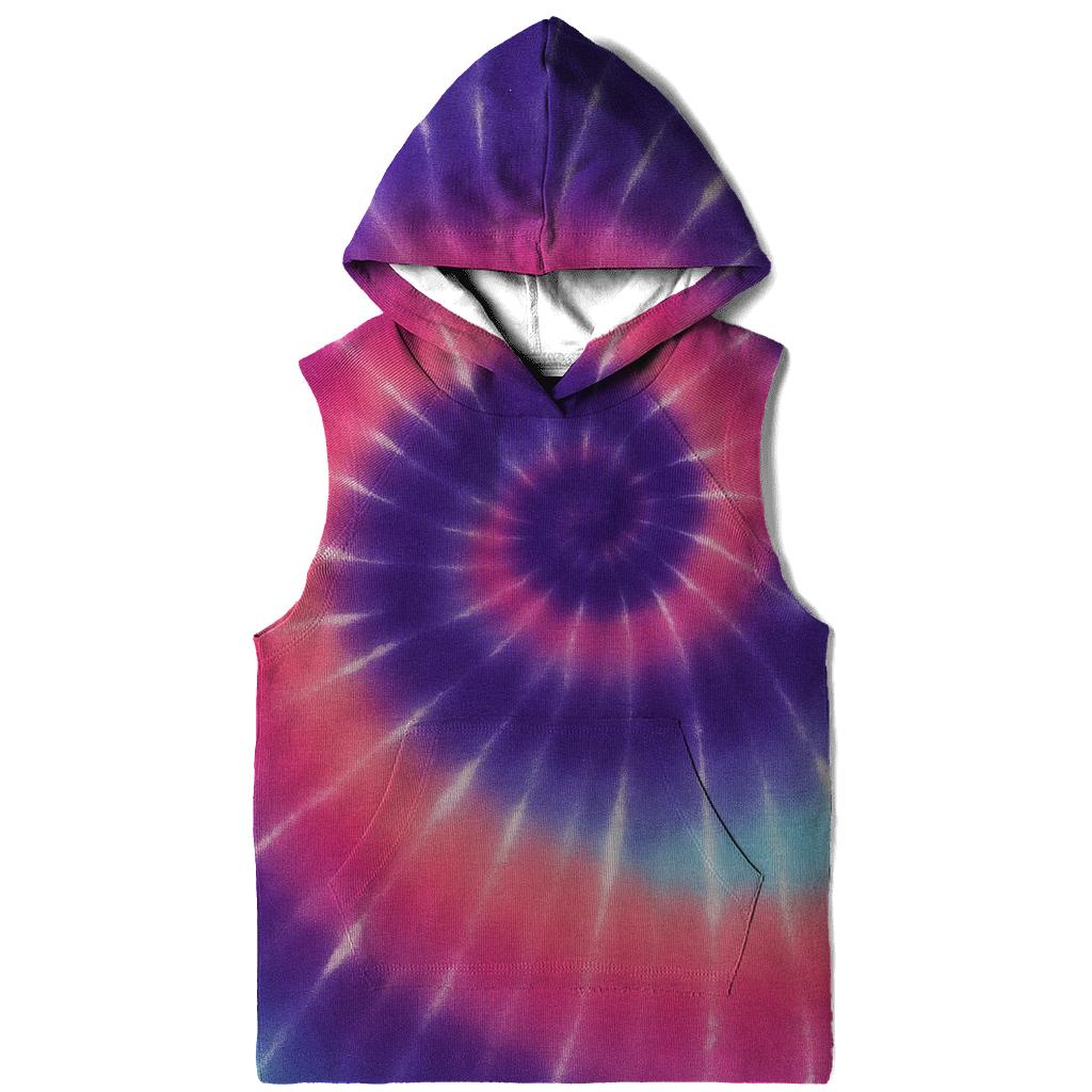 Nebula Spiral Overdye Whorl heavyweight hoodies