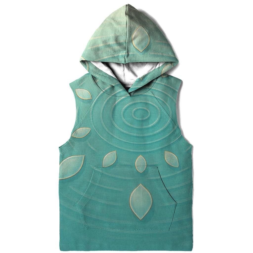 Still Water Mandala Reflection embroidered hoodies