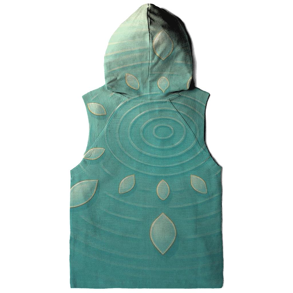 Still Water Mandala Reflection embroidered hoodies