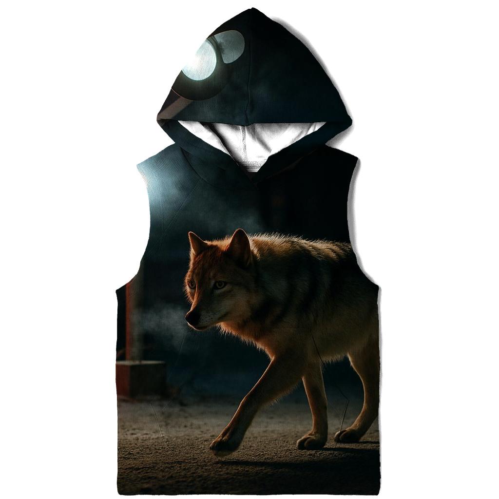 Night Crossing Under Arctic Rail Signals hoodie styles