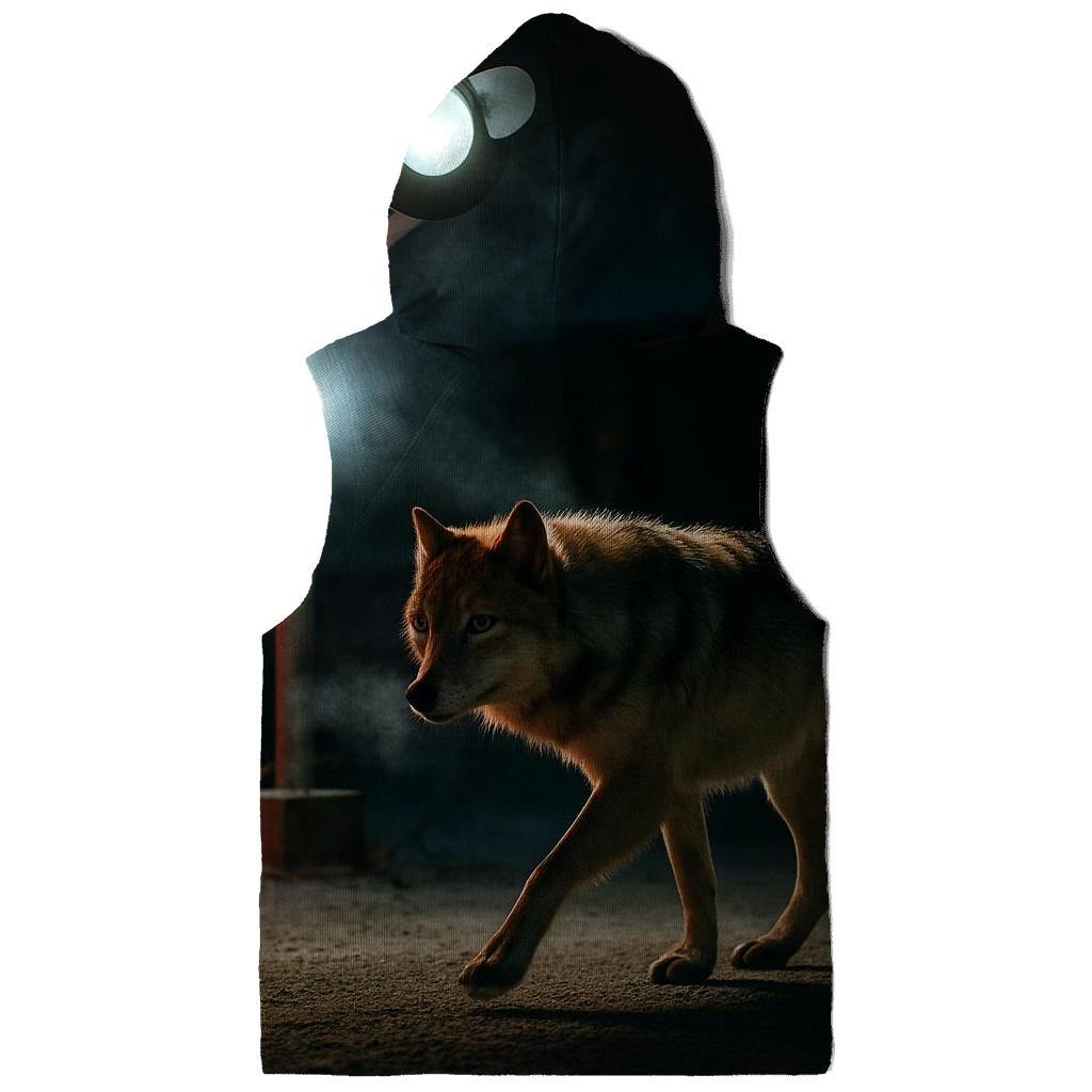 Night Crossing Under Arctic Rail Signals hoodie styles