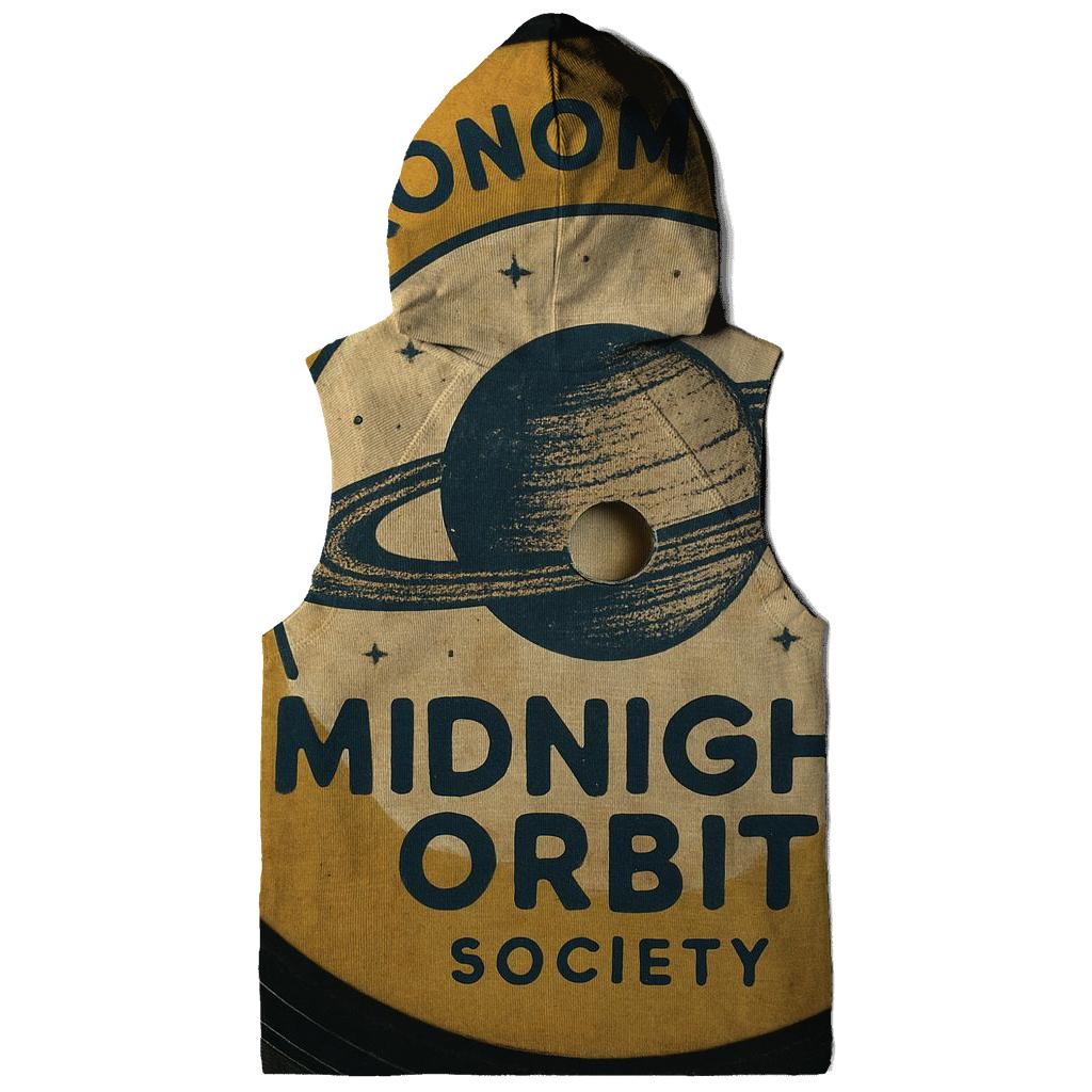 Faded Astronomy Club Vinyl Label printed hoodies