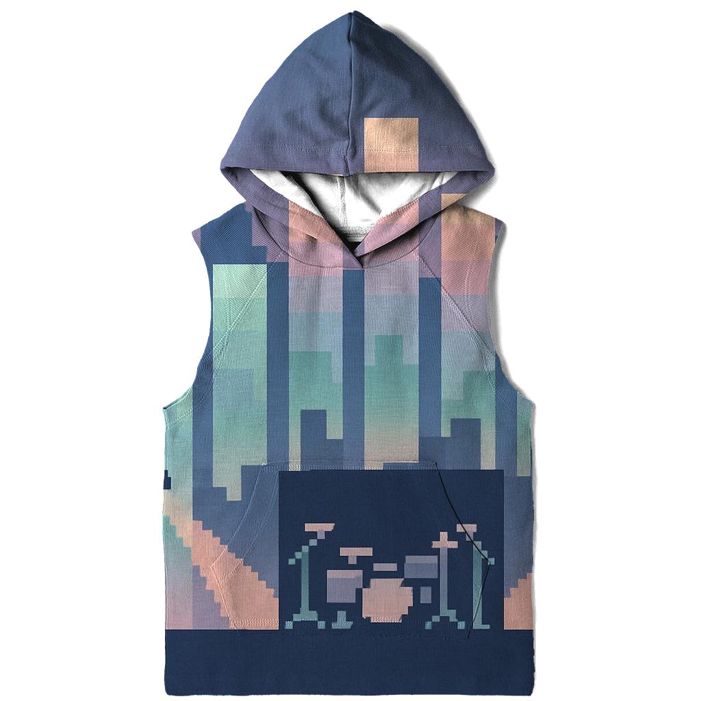 Pixel Stage Skyline lightweight hoodies